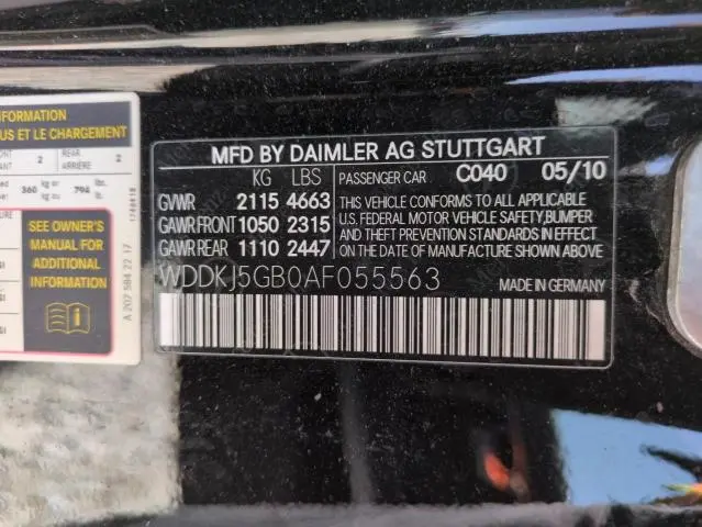 2010 MERCEDES-BENZ E 350  