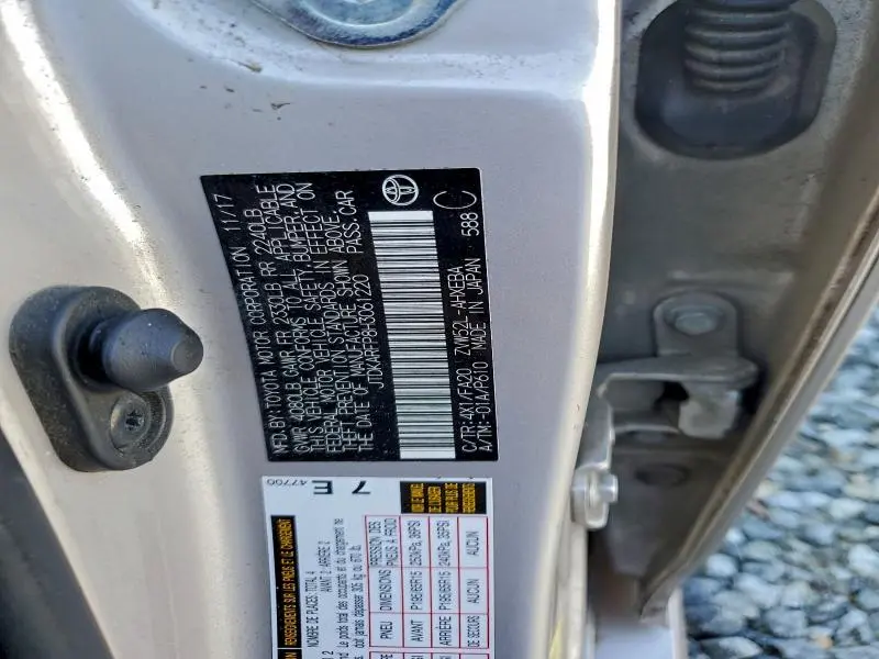 2017 TOYOTA PRIUS PRIME   