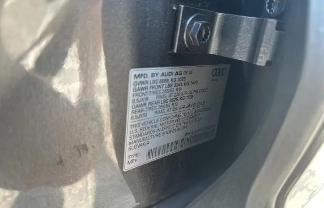 2018 AUDI Q7 PREMIUM PLUS  