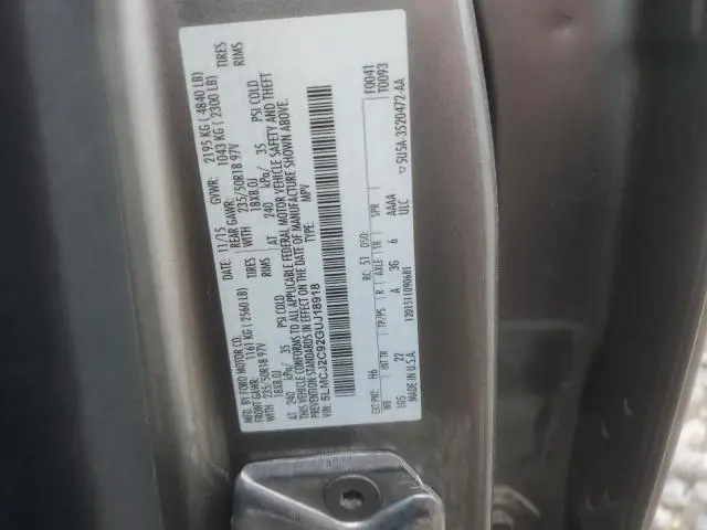 2016 LINCOLN MKC SELECT  