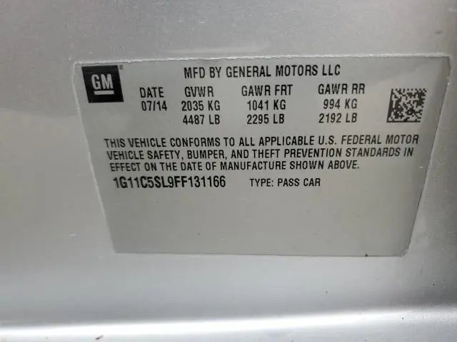2015 CHEVROLET MALIBU 1LT  
