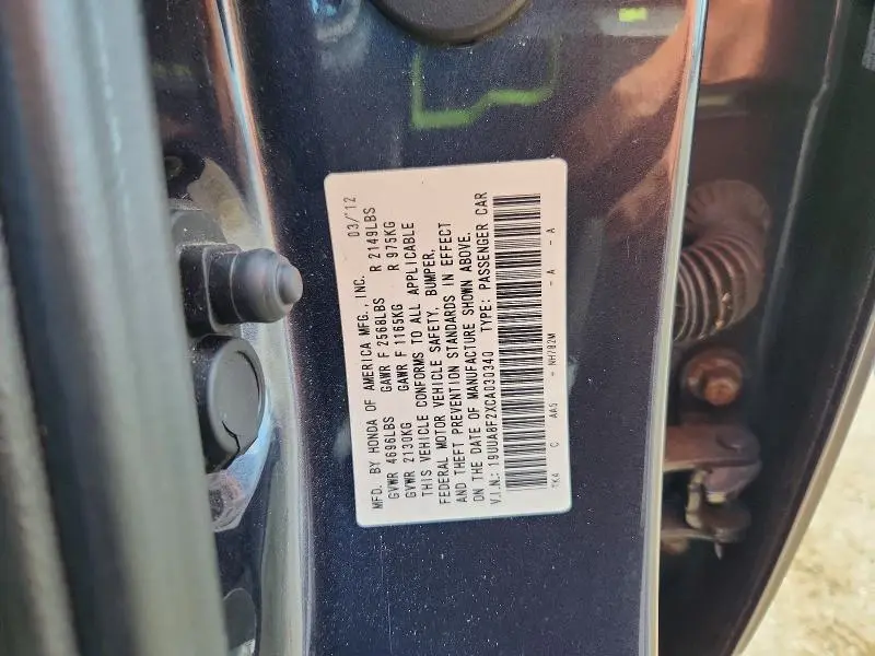 2012 ACURA TL   
