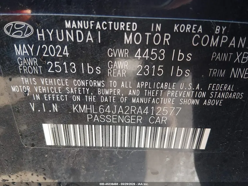 2024 HYUNDAI SONATA SEL