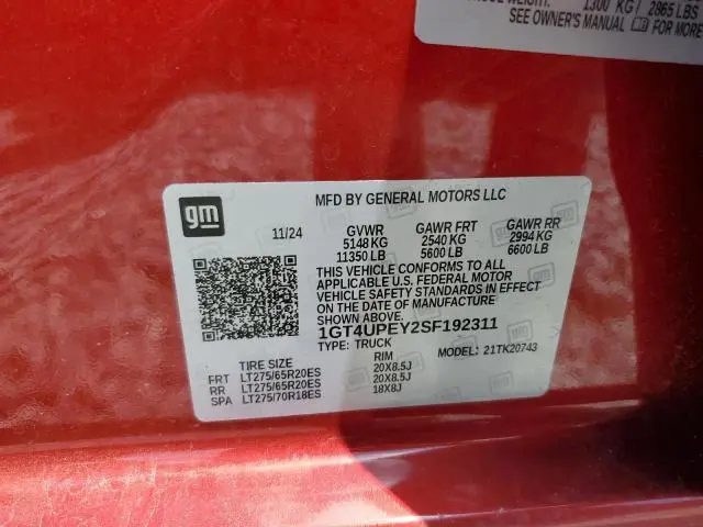 2025 GMC SIERRA K2500 AT4  