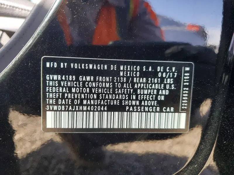 2017 VOLKSWAGEN JETTA SE  