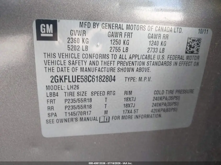 2012 GMC TERRAIN SLT-1