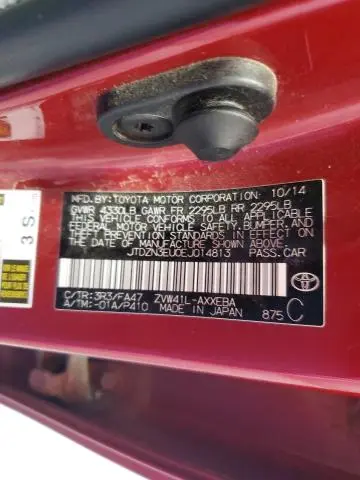 2014 TOYOTA PRIUS V   