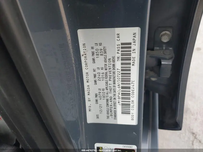 2022 MAZDA MAZDA3 CARBON EDITION