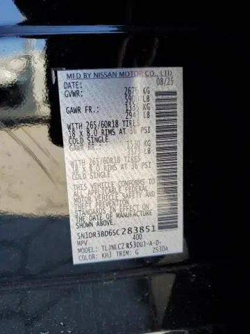 2025 NISSAN PATHFINDER ROCK CREEK  