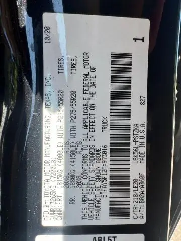 2021 TOYOTA TUNDRA CREWMAX 1794  