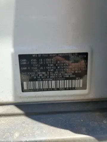 2014 SUBARU OUTBACK 2.5I LIMITED
