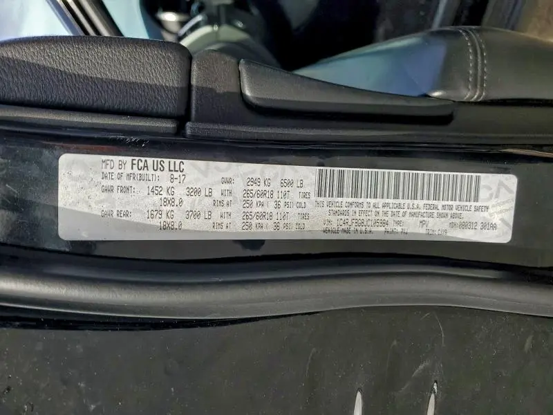 2018 JEEP GRAND CHEROKEE LIMITED  