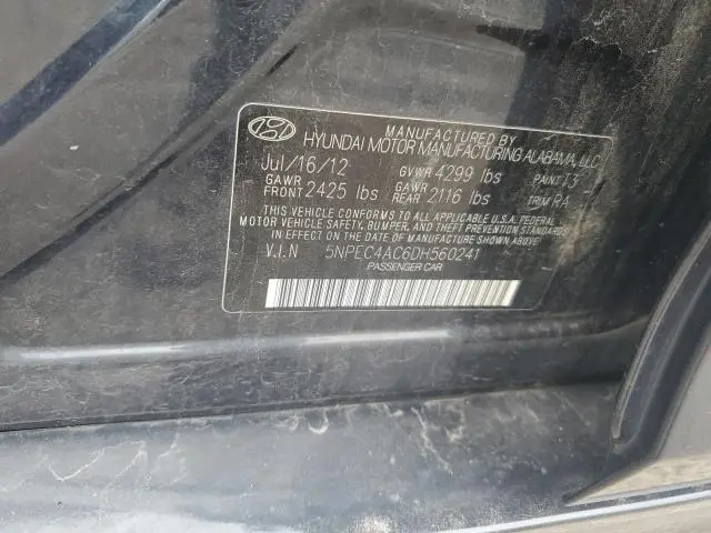 2013 HYUNDAI SONATA SE  