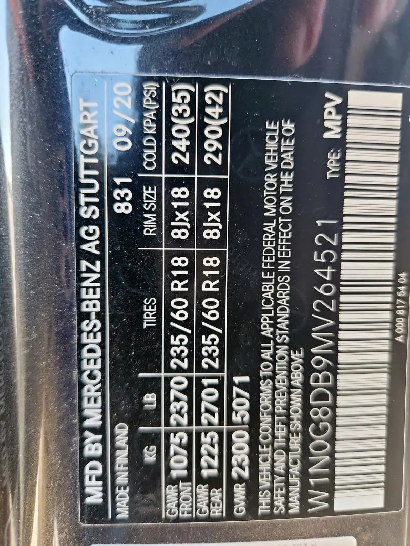 2021 MERCEDES-BENZ GLC 300  