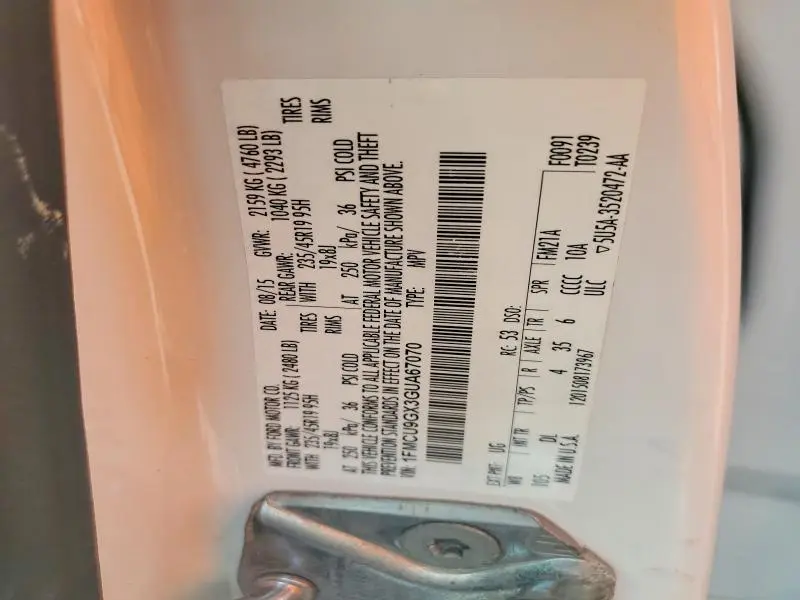 2016 FORD ESCAPE SE  