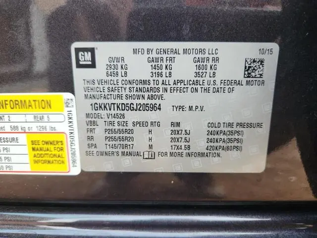 2016 GMC ACADIA DENALI  