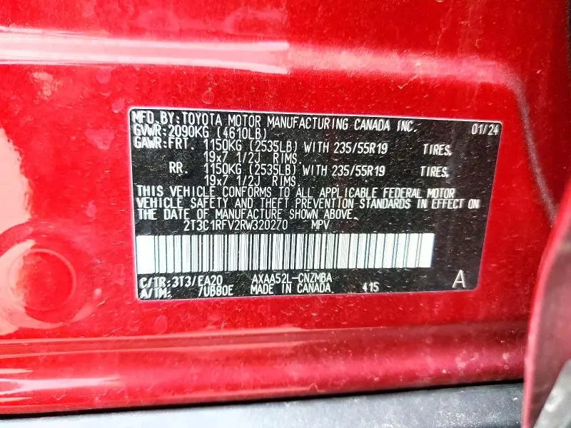 2024 TOYOTA RAV4 XLE PREMIUM  