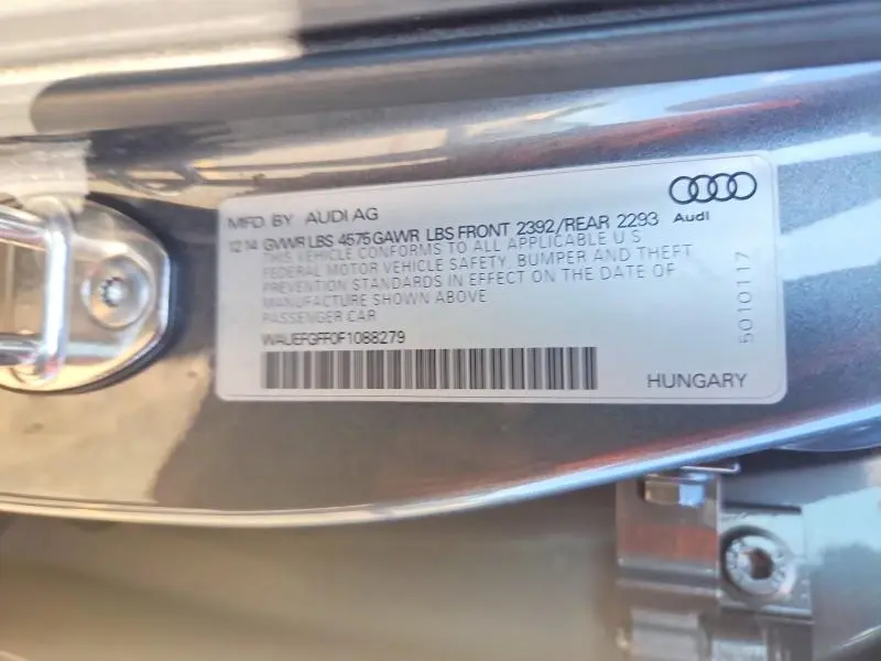 2015 AUDI A3 PREMIUM PLUS  