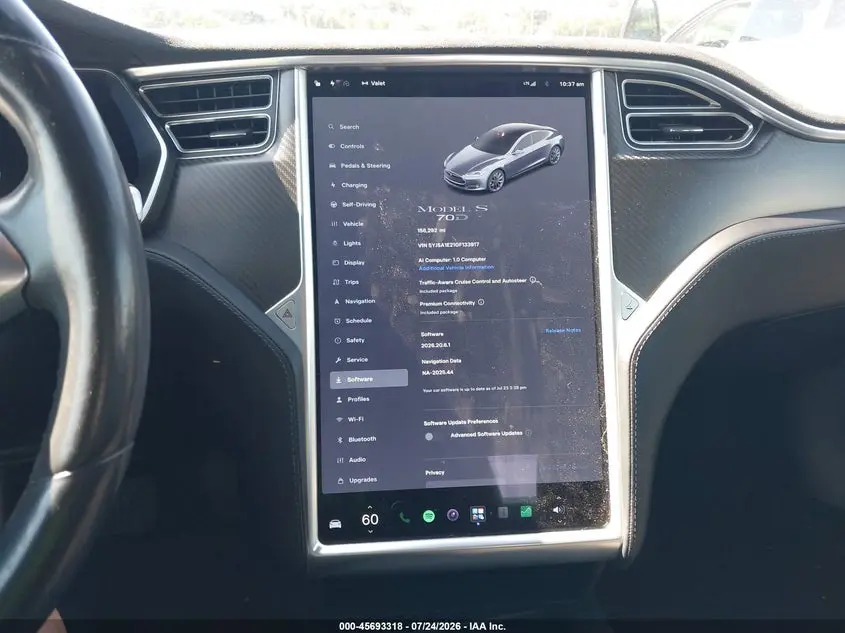 2016 TESLA MODEL S 60D/70D/75D/85D/90D