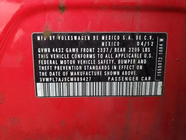 2012 VOLKSWAGEN JETTA TDI  