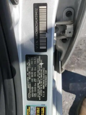 2010 HYUNDAI ACCENT GLS  