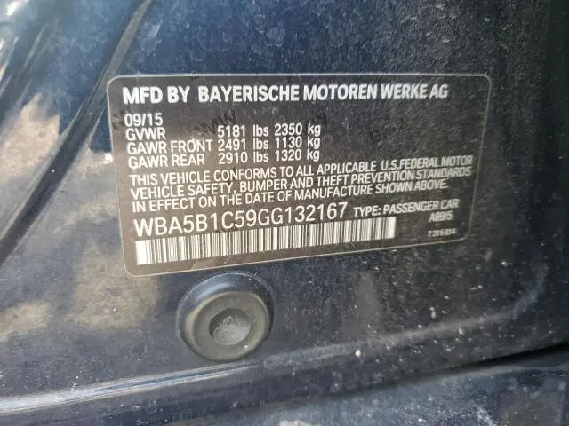 2016 BMW 535 I  