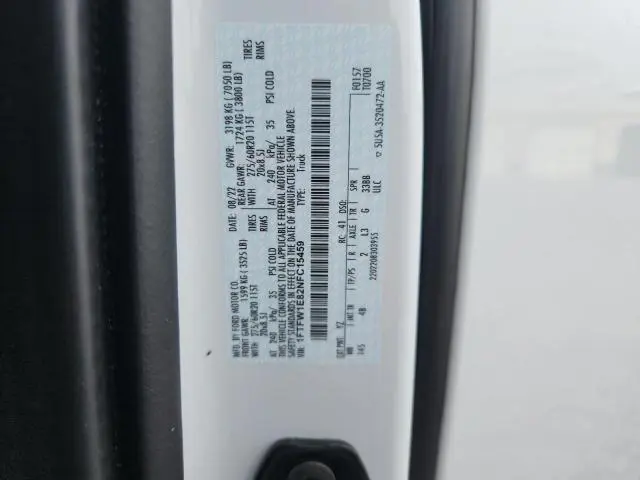 2022 FORD F150 SUPERCREW  