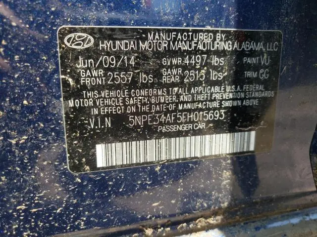 2015 HYUNDAI SONATA SPORT  