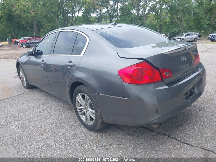 2012 INFINITI G37X  