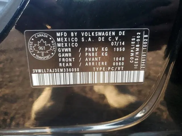 2014 VOLKSWAGEN JETTA TDI  