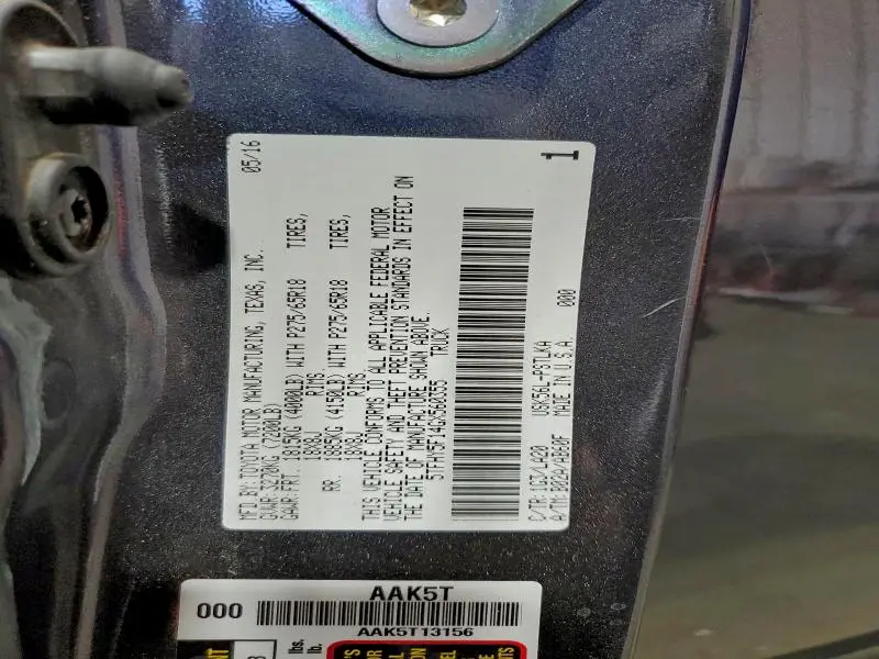 2016 TOYOTA TUNDRA CREWMAX LIMITED  