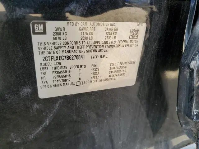 2011 GMC TERRAIN SLT  