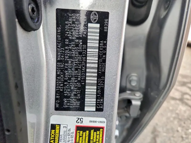 2023 TOYOTA CAMRY SE NIGHT SHADE  