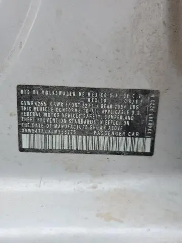 2018 VOLKSWAGEN GTI S  