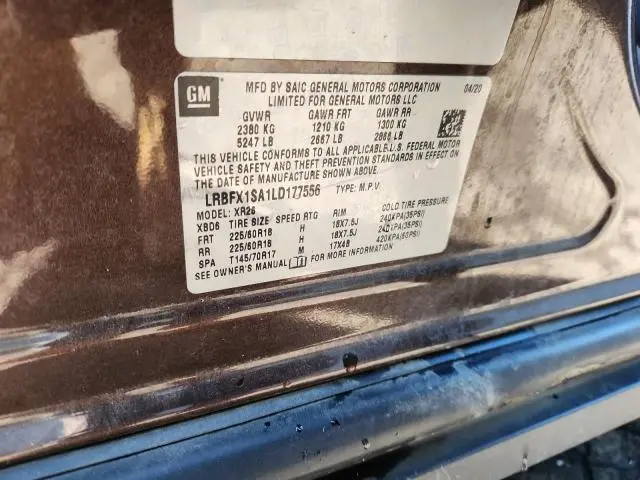 2020 BUICK ENVISION PREFERRED  