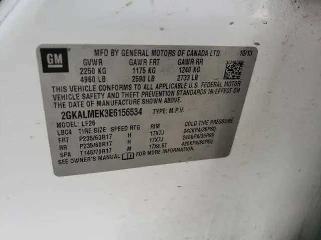 2014 GMC TERRAIN SLE  