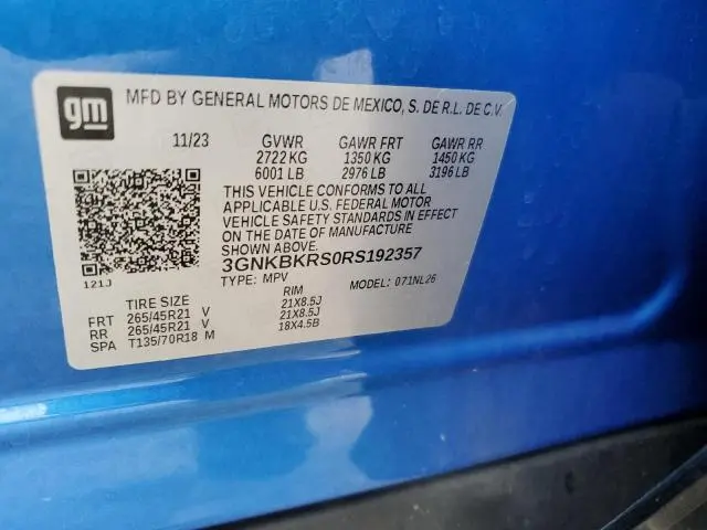 2024 CHEVROLET BLAZER RS