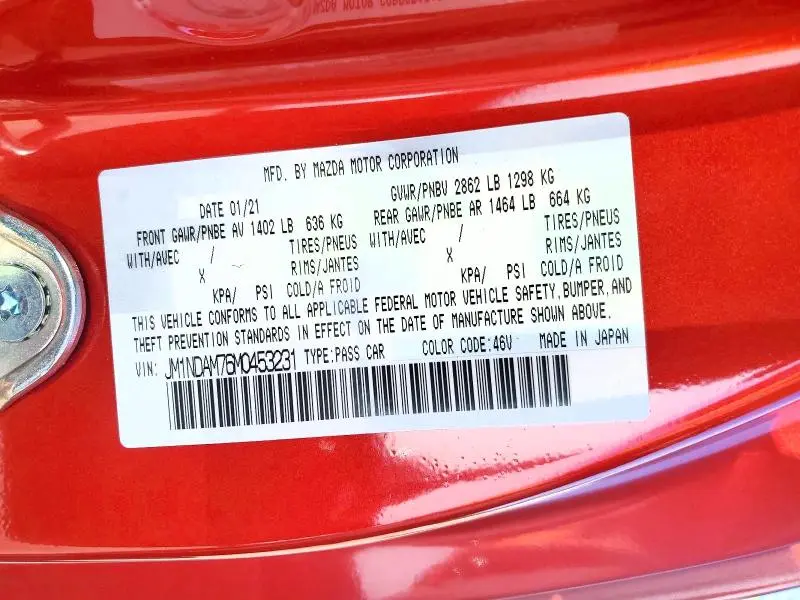 2021 MAZDA MX-5 MIATA GRAND TOURING  