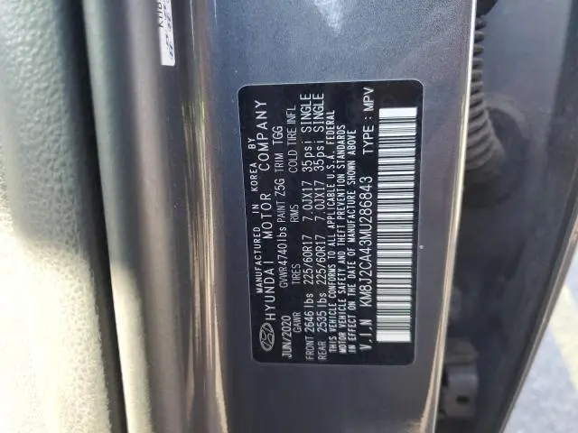 2021 HYUNDAI TUCSON SE  