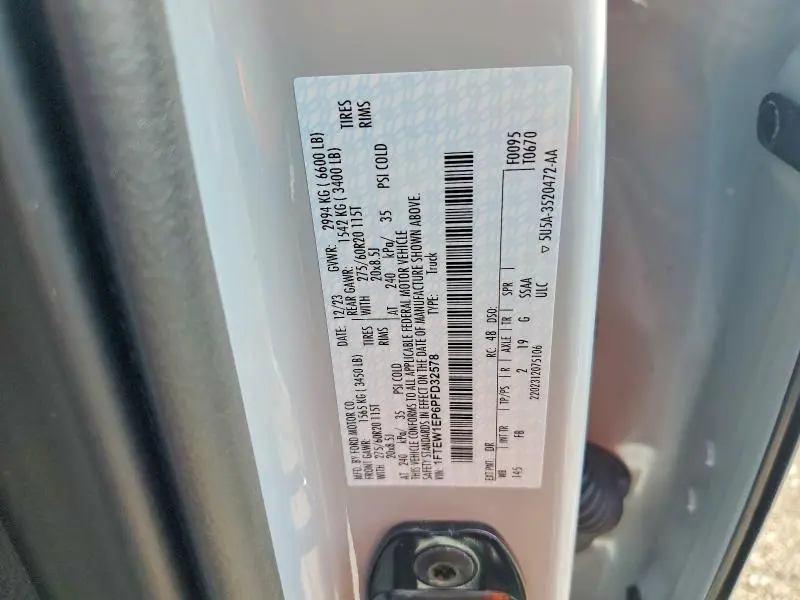 2023 FORD F150 SUPERCREW  