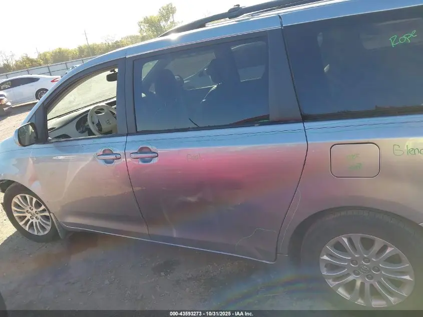 2014 TOYOTA SIENNA XLE V6 8 PASSENGER