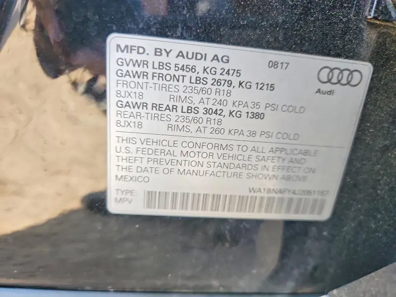 2018 AUDI Q5 PREMIUM PLUS  