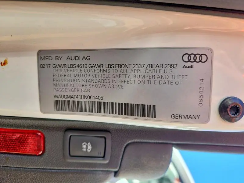 2017 AUDI A4 ULTRA PREMIUM  
