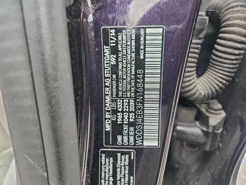 2015 MERCEDES-BENZ CLA 250  