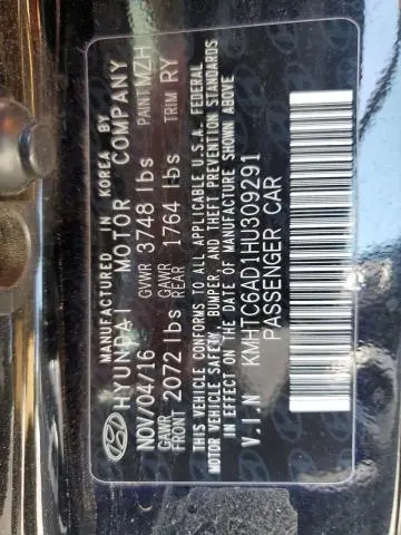 2017 HYUNDAI VELOSTER   