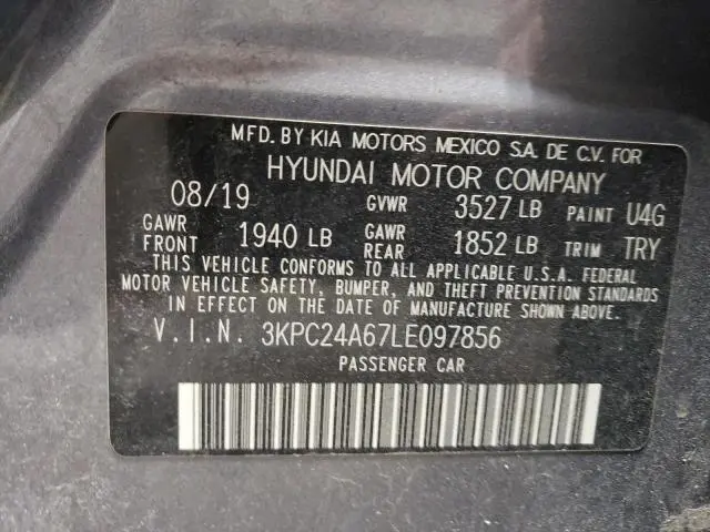 2020 HYUNDAI ACCENT SE  