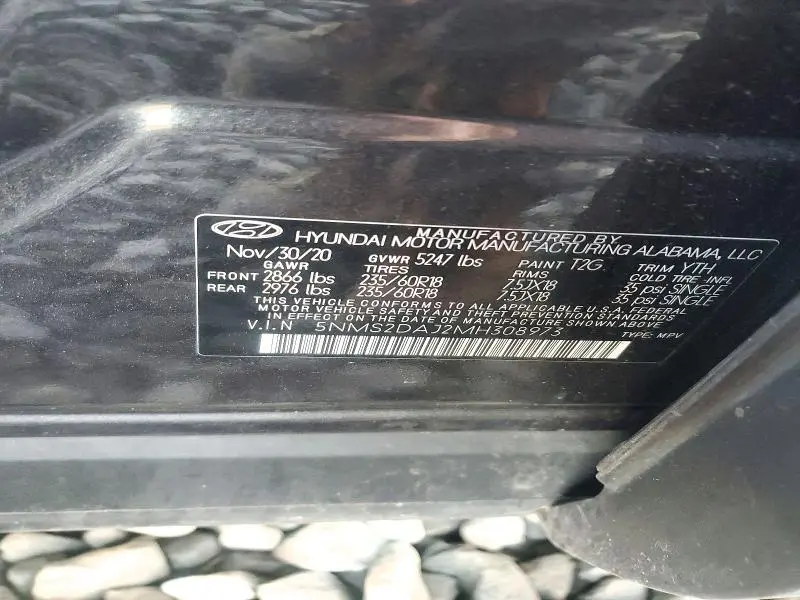 2021 HYUNDAI SANTA FE SEL  