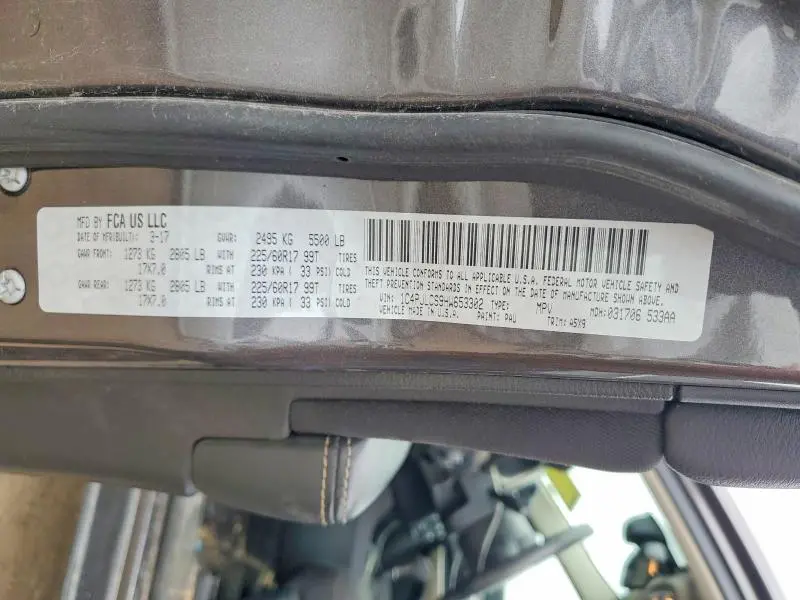 2017 JEEP CHEROKEE LATITUDE  