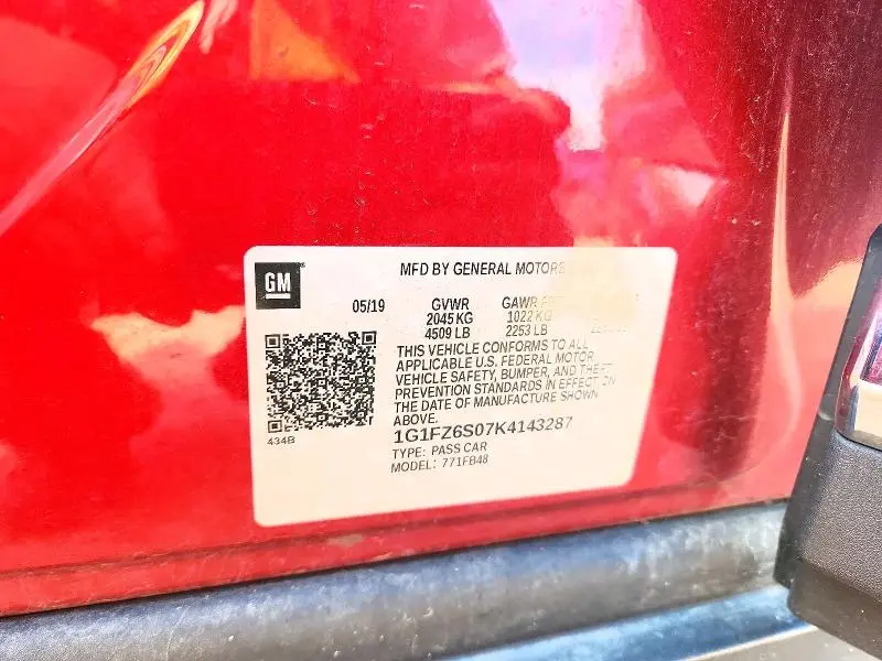 2019 CHEVROLET BOLT EV PREMIER  
