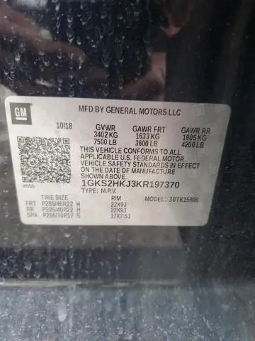 2019 GMC YUKON XL DENALI  